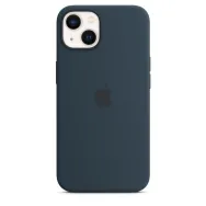 Apple iphone 13 silicone case with magsafe - abyss blue mm293zm/a Apple - 1