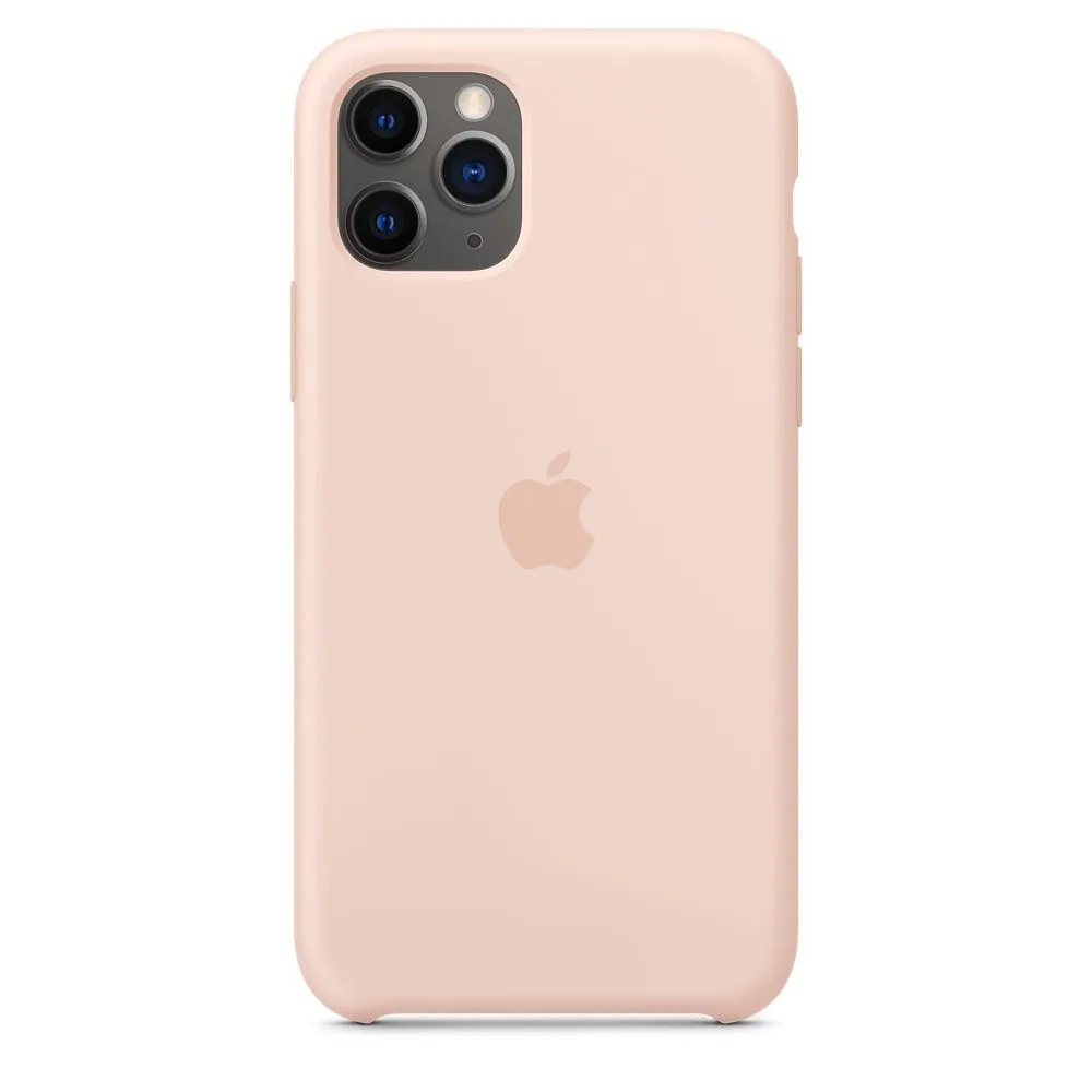 Apple iphone 11 pro silicone case - pink sand mwym2zm/a Apple - 1