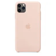 Apple iphone 11 pro max silicone case - pink sand mwyy2zm/a Apple - 1