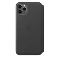 Apple iphone 11 pro max leather folio - black mx082zm/a Apple - 1