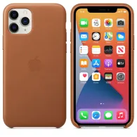 Apple iphone 11 pro leather case - saddle brown mwyd2zm/a Apple - 1