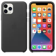 Apple iphone 11 pro leather case - black mwye2zm/a Apple - 1