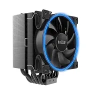Cooler  pccooler skt. universal racire cu aer vent. 120 mm x 1 1800 rpm blue led negru gi-h58ub corona b (include tv 3.5 lei) Pc