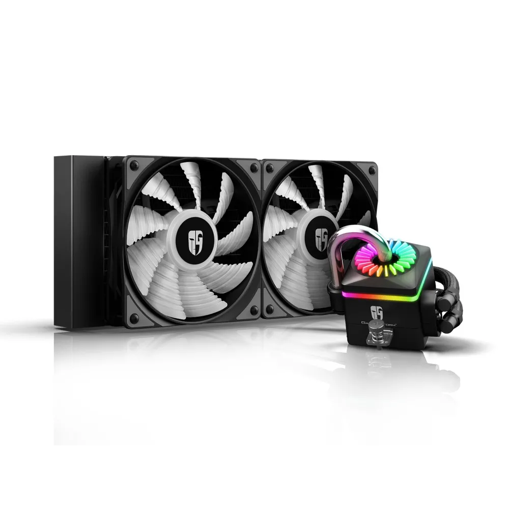 Cooler  deepcool skt. universal racire cu lichid vent. 120 mm x 2 1800 rpm led rgb captain 240 pro v2 (include tv 1.75 lei) Deep