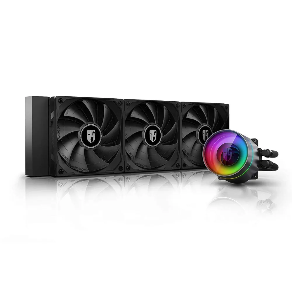 Cooler  deepcool skt. universal racire cu lichid vent. 120 mm x 3 1800 rpm led rgb castle 360 ex (include tv 1.75 lei) Deepcool 