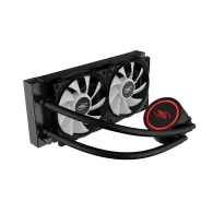 Cooler  deepcool skt. universal racire cu lichid vent. 120 mm x 2 1800 rpm led rosu gammaxx l240t red (include tv 1.75 lei) Deep