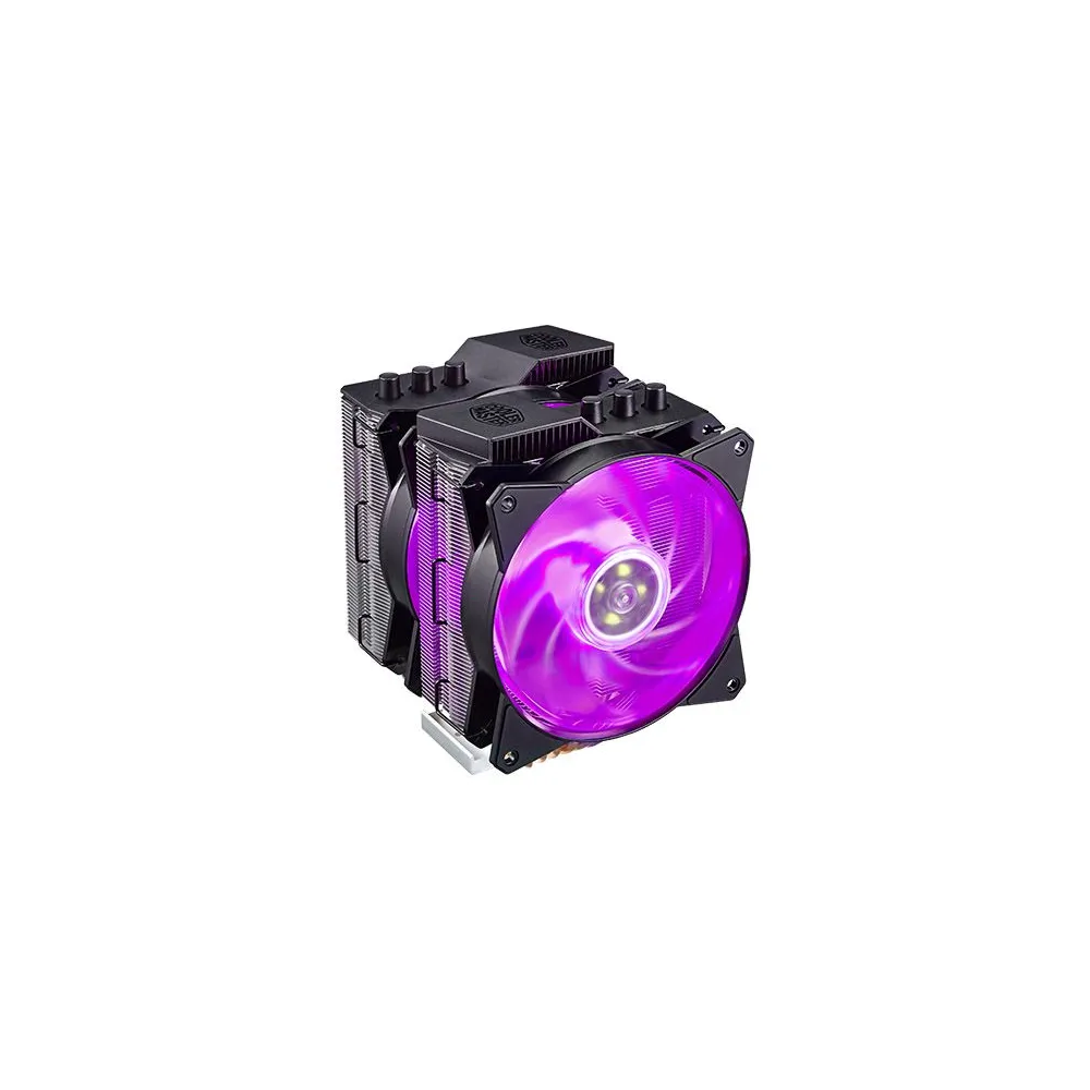 Cooler cooler master skt. universal racire cu aer vent. 120 mm x 2 1800 rpm led rgb map-d6pn-218pc-r1 (include tv 0.8 lei) Coole