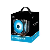 Cooler  deepcool skt. universal racire cu aer vent. 120 mm x 2 1500 rpm led rgb neptwin rgb (include tv 1.75 lei) Deepcool - 1