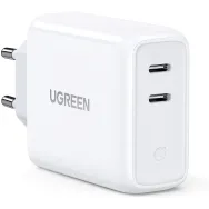 Incarcator retea ugreen cd199 quick charge 36w 2 x usb type-c 5v/3a alb 70264 (include timbru verde 0.75 lei) - 6957303872640 Ug