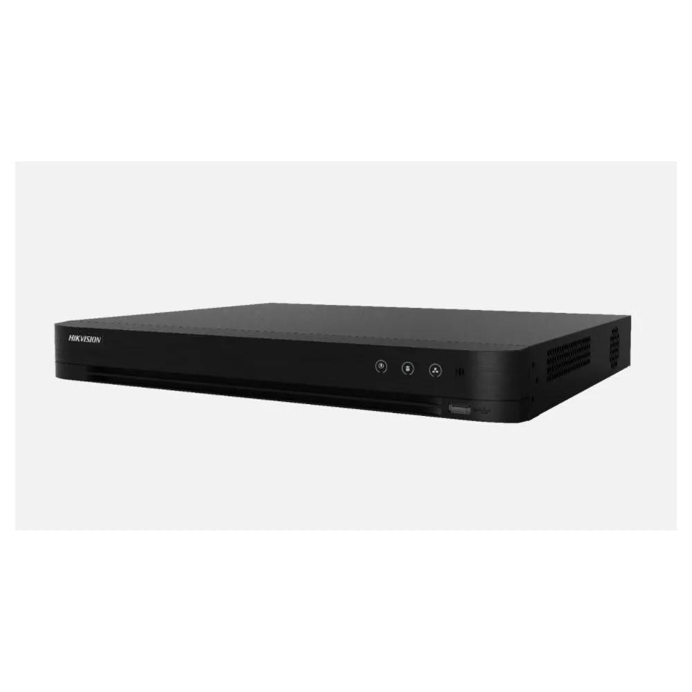 Dvr hikvision 4 canale ids-7204huhi-m2/s 5mp acusense - deep learning- Hikvision - 1