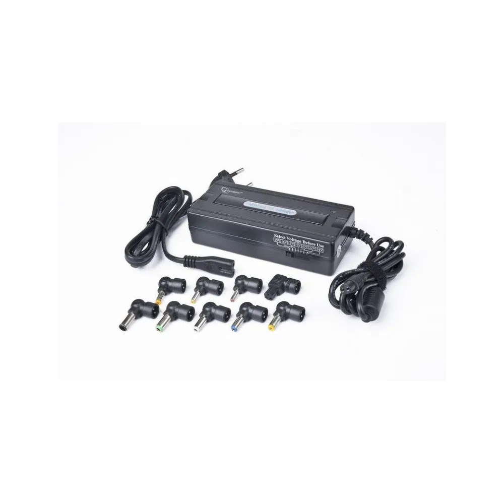 Alimentator notebook universal ac-dc gembird 90w - tensiuni 15v/16v/18v/19v/20v dc la 4.5 a max sau 22v/24v dc la 3.5 a max p Ge