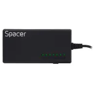 Alimentator notebook universal ac-dc spacer 96w - compatibil cu majoritatea nb 9 tipuri de mufe dc12/16/18/19/20/24v spal-lap Sp