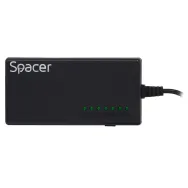 Alimentator notebook universal ac-dc spacer 96w - compatibil cu majoritatea nb 9 tipuri de mufe dc12/16/18/19/20/24v spal-lap Sp