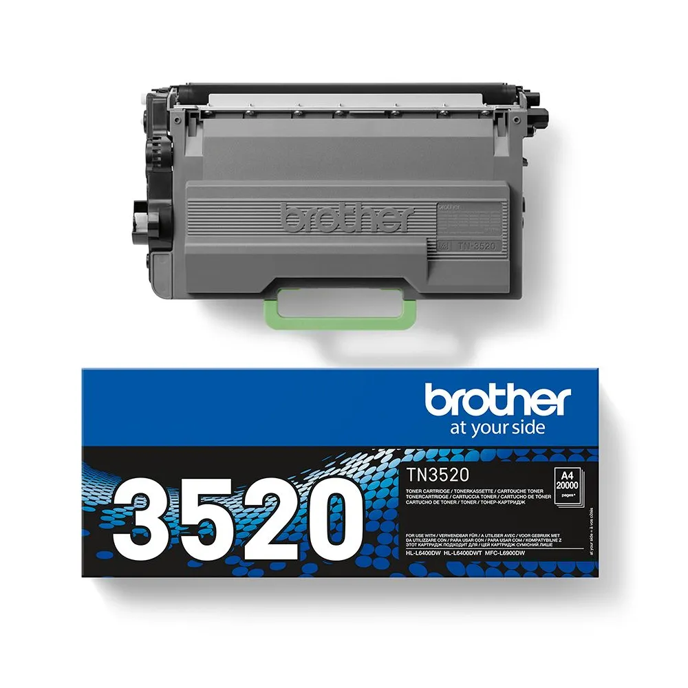 Toner  Brother TN-3520  Black Brother - 1