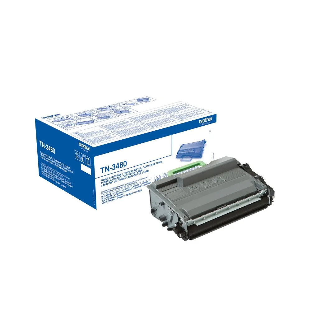 Toner  Brother TN-3480 Black Brother - 1
