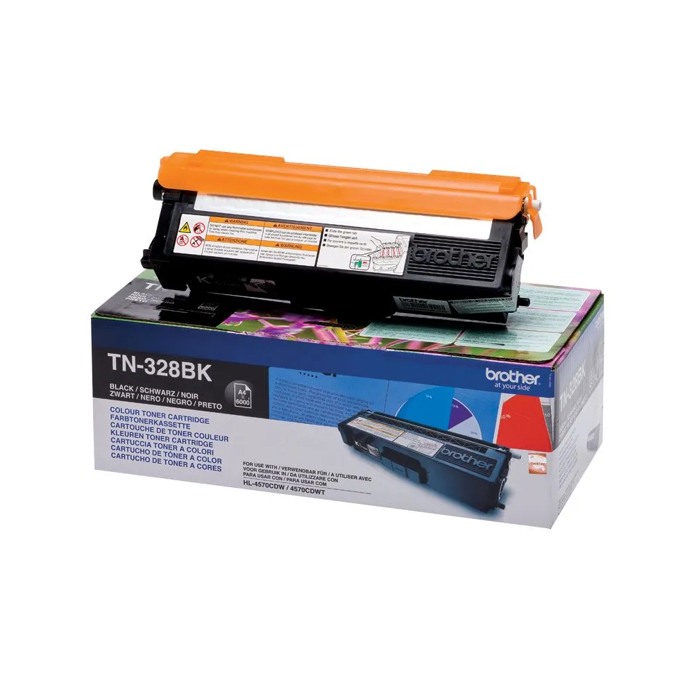 Toner  Brother TN-328BK Black Brother - 1