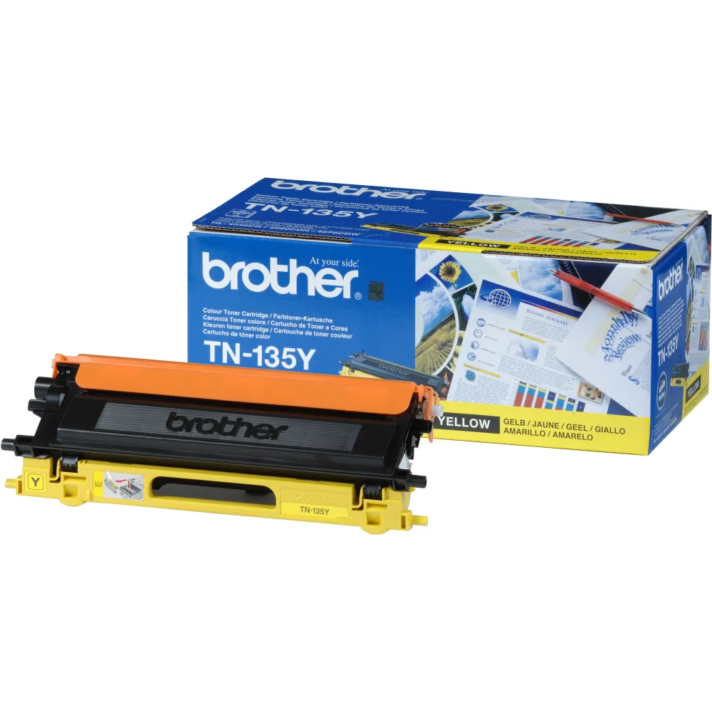 Toner  Brother TN135Y Yellow Brother - 2