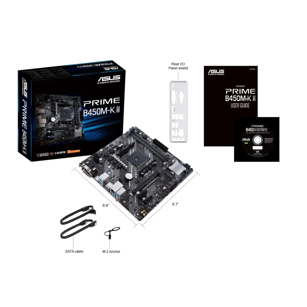 Placa de baza ASUS Prime B450M-K II Asus - 6