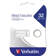 Verbatim Metal Executive memorii flash USB 32 Giga Bites USB Tip-A 2.0 Argint Verbatim - 6