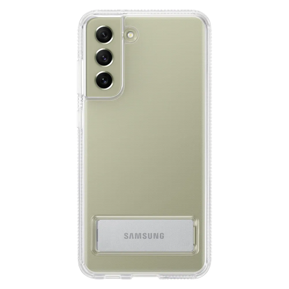 Samsung Clear Standing Rugged Cover S21 FE carcasă pentru telefon mobil 16,3 cm (6.41") Copertă Transparente Samsung - 1