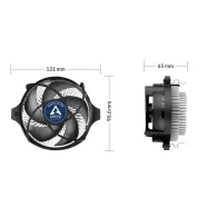 ARCTIC Alpine 23 CO Procesor Air cooler 9 cm Aluminiu, Negru 1 buc. Arctic - 8