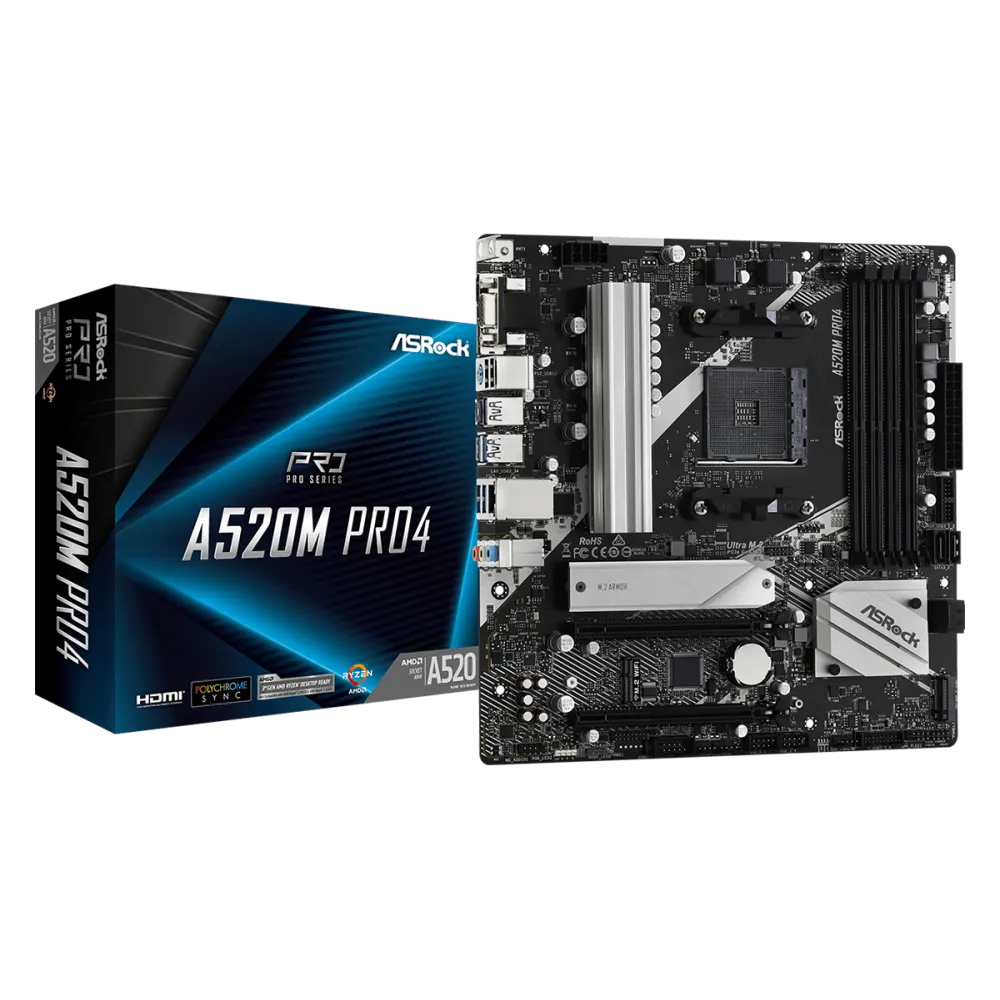 Placa de baza Asrock A520M PRO4 Asrock - 1
