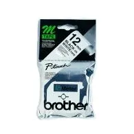 Brother Labelling Tape - 12mm, Black/White, Blister benzi pentru etichete M Brother - 1