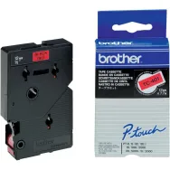 Brother TC-401 benzi pentru etichete Negru pe rosu Brother - 1
