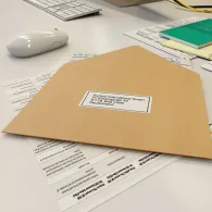 Brother QL-600B imprimante pentru etichete Direct termică 300 x 600 DPI Prin cablu DK Brother - 3