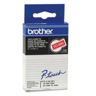 Brother TC-495 benzi pentru etichete Alb pe rosu Brother - 1