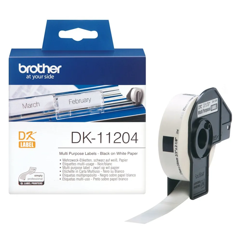 Ribbon - Banda termica Brother DK11204  54mm Brother - 1