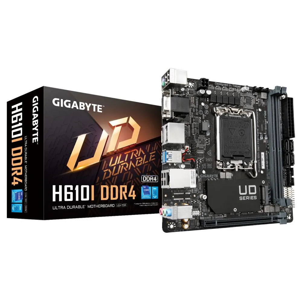Placa de baza GIGABYTE H610I DDR4  Intel H610  Socket 1700  mITX Gigabyte - 5