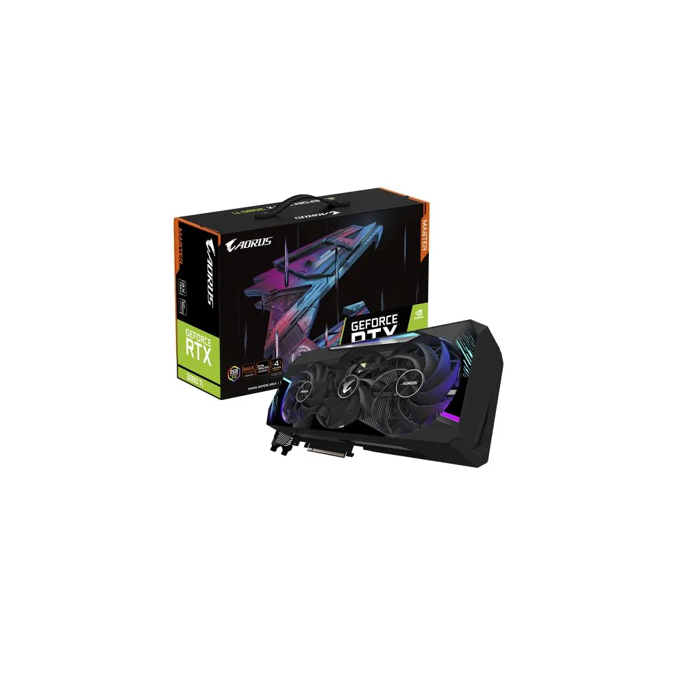 Placa video Gigabyte  nVidia GeForce RTX 3080 Aorus Master 12GB Gigabyte - 2