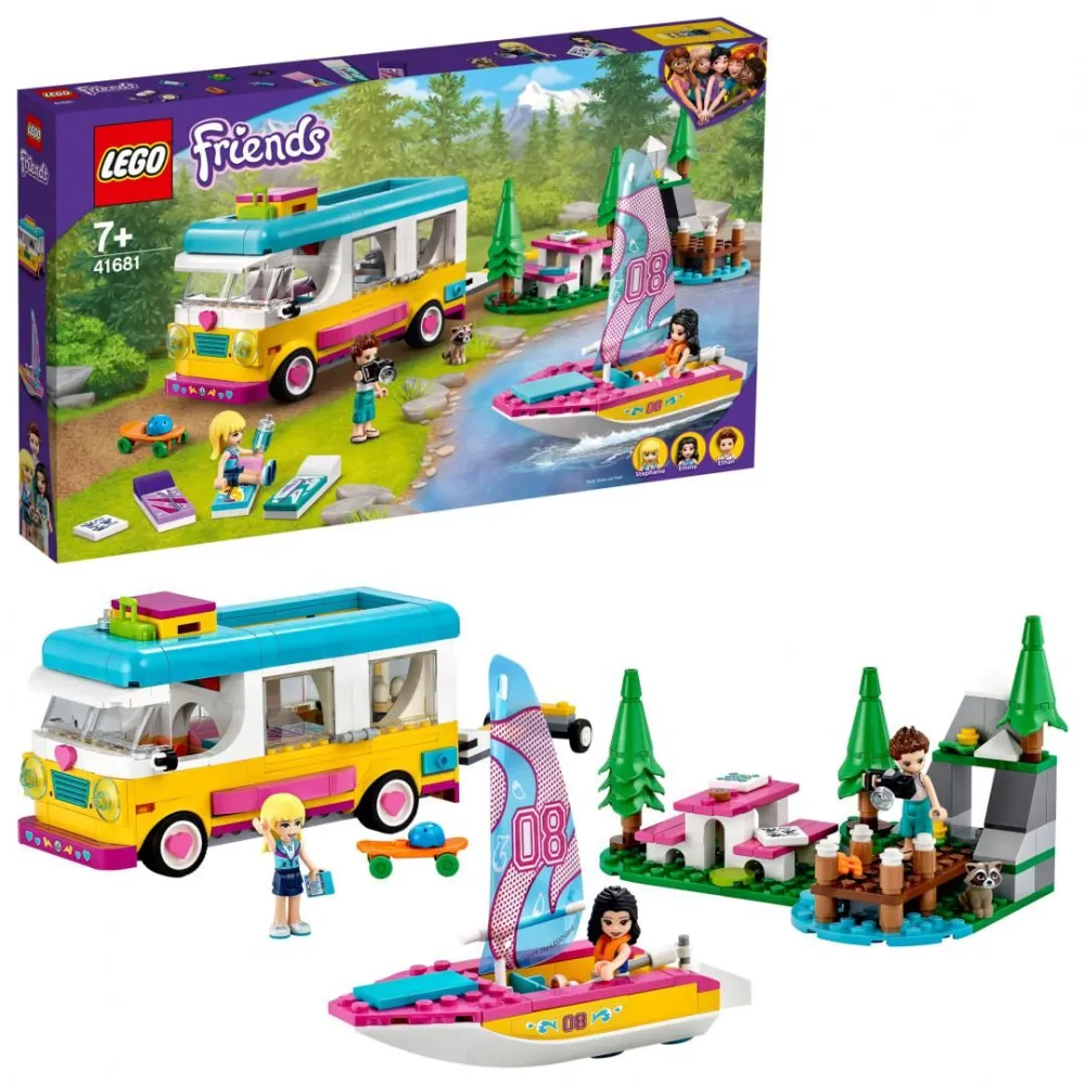 Furgoneta camping si barca lego 41681 Lego - 1