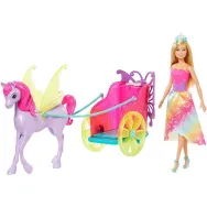 Barbie Dreamtopia Princess with Fantasy Horse & Chariot Barbie - 1