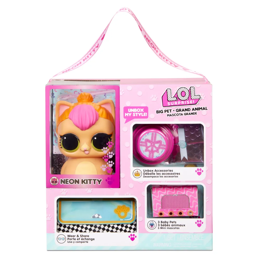 L.O.L. Surprise! Big Pets - Neon Kitty MGA Entertainment - 1