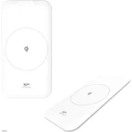 Incarcator Wireless GSM Silicon-Power QI210 Wireless Qi Fast Charging Quick White Silicon power - 1