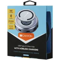Canyon multiport docking station with 5 port with wireless charger Canyon - 1