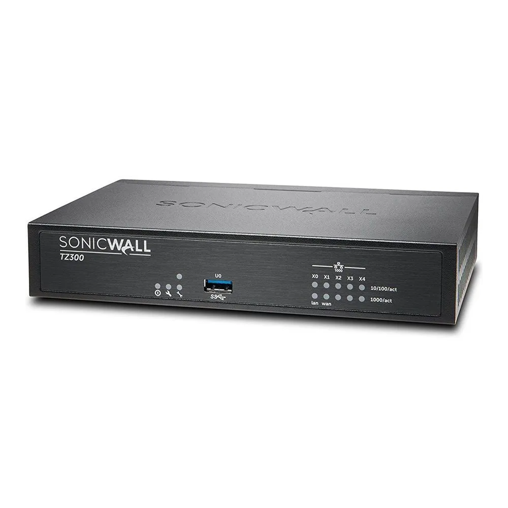Sonicwall tz300 totalsecure 1yr smb firewall 5x1gbe 1 usb total Sonicwall - 1