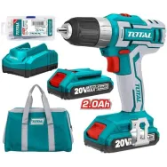 Total - masina de gaurit cu acumulator 20v-2.0ah l Total-mk - 1