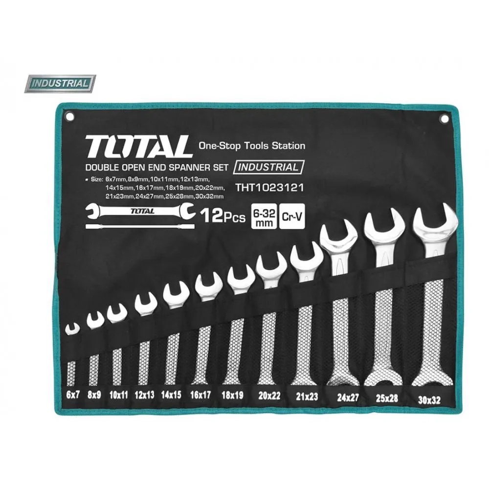 Total - set 12 chei fixe - 6-32mm (industrial) Total - 1