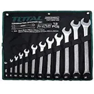 Total - set 12 chei combinate fixe/inelare - 6-32mm (industrial) Total - 1