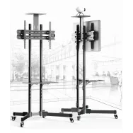 Stand tv de podea blackmount t28 pentru diagonale de pana la 140 cm Blackmount - 1