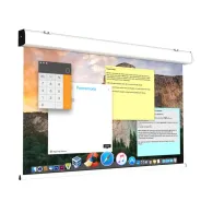 Ecran proiectie electric perete/tavan 300 x 225 cm compact fara bordura proiectie front/rear format 4:3 Screenint - 1