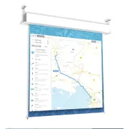 Ecran proiectie electric profesional 400 x 300 cm incastrabil in tavan giotto format 4:3 Screenint - 1