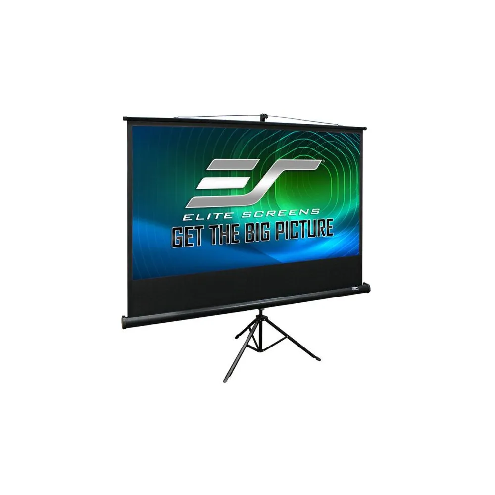 Ecran proiectie cu trepied 266 x 149 cm profesional elitescreens t120uwh negru format 16:9 Elitescreens - 1