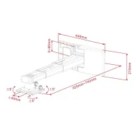 Multibrackets 9833 suporturi pentru montarea proiectoarelor De perete Alb Multibrackets - 5