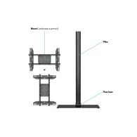 Multibrackets 2425 sistem montare consolă media 160 cm (63") Negru Multibrackets - 8