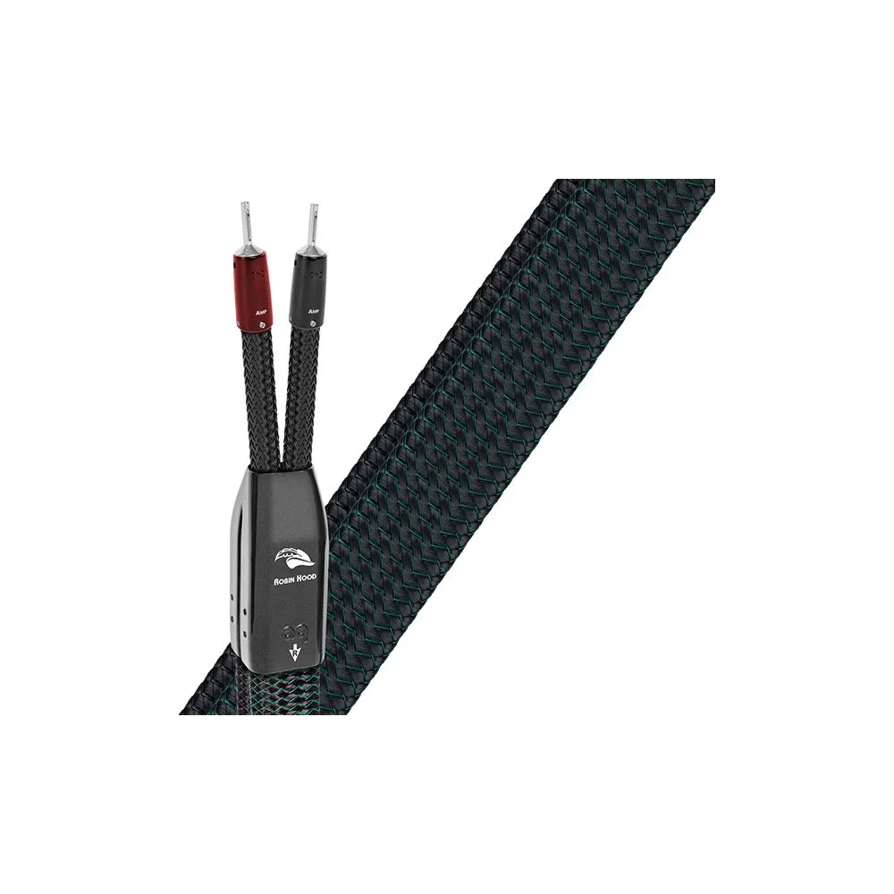 Cablu de boxe high-end audioquest robin hood zero biwire combo (dbs carbon) 2.5m Audioquest - 1