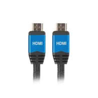 Cablu 3 m hdmi2.0 premium cu mufe metalice 4k@60hz ca-hdmi-20cu-0030-bl lanberg Lanberg - 1